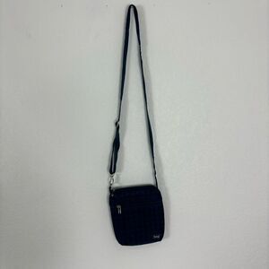 Lug Blue Quilted Small Crossbody Purse